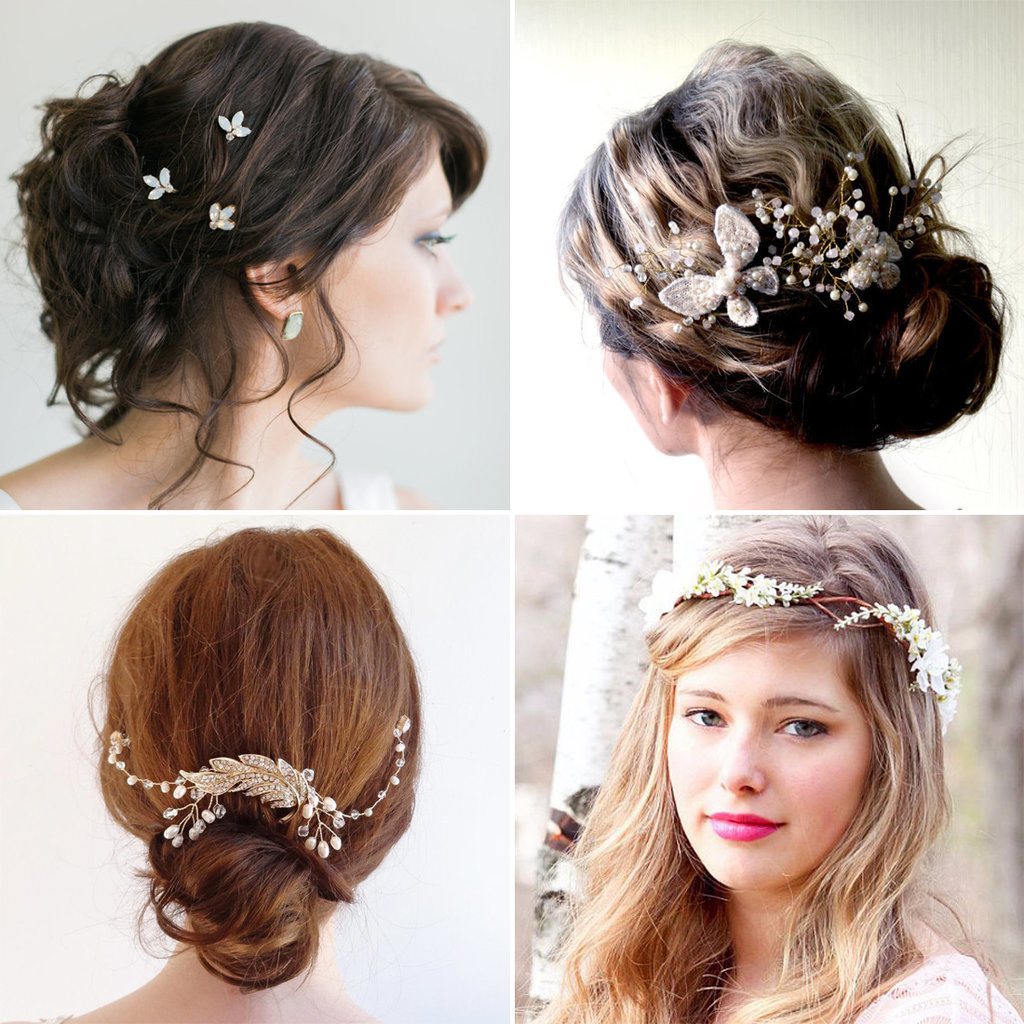 Pretty wedding hair pieces