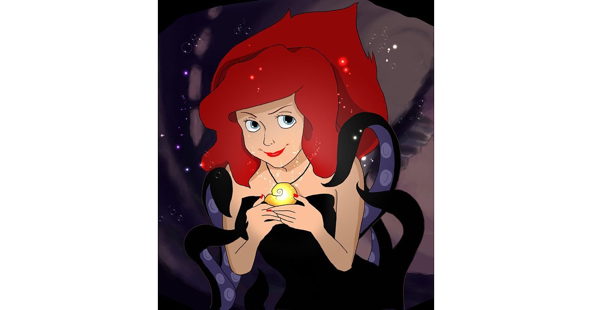 Evil Ariel These Disney Princesses Gone Bad Look So So