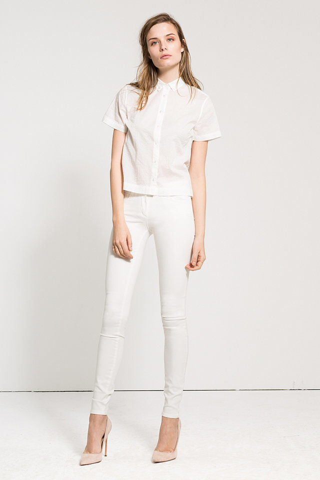 3x1 W2 Mid Rise Sateen Skinny ($195)
