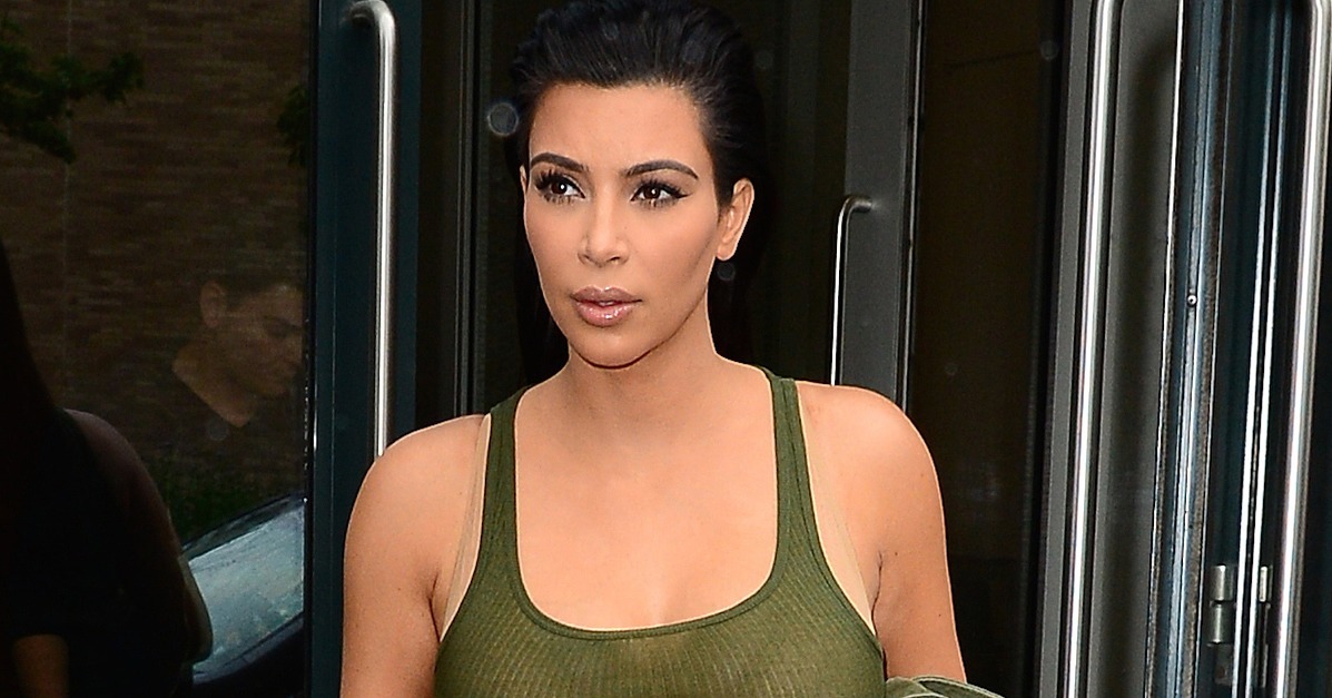 Kim Kardashian Wearing Sheer Tank Dress in New York City POPSUGAR Fashion