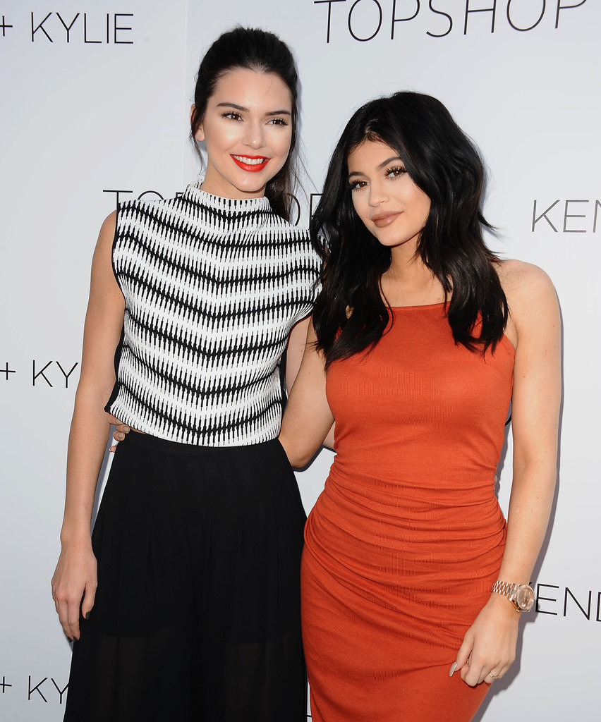 Kendall And Kylie Jenner At Topshop Collection Launch Popsugar Celebrity 