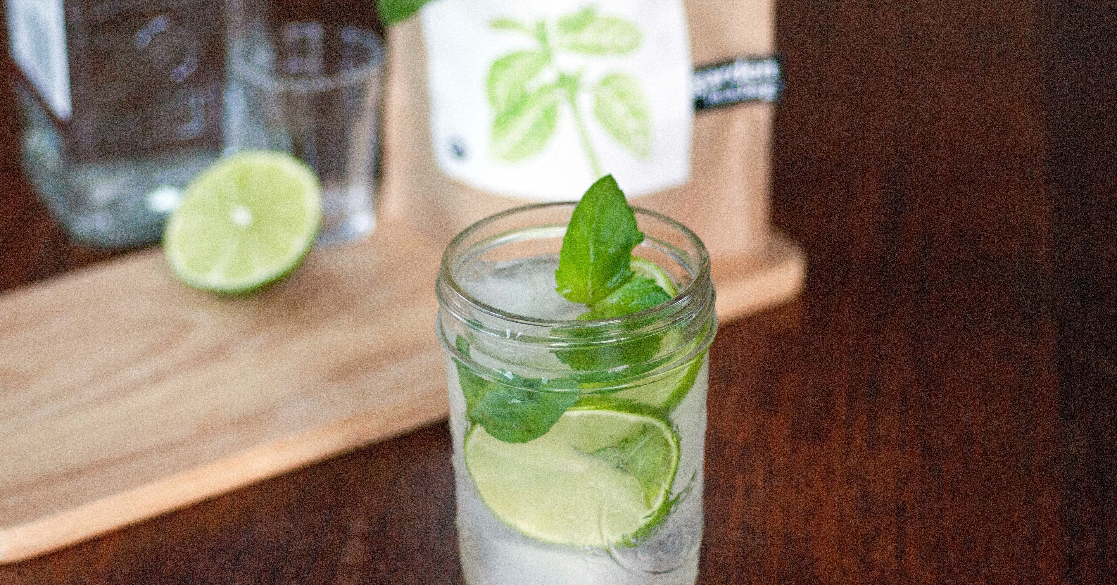 BasilLime Gin Mojito POPSUGAR Food