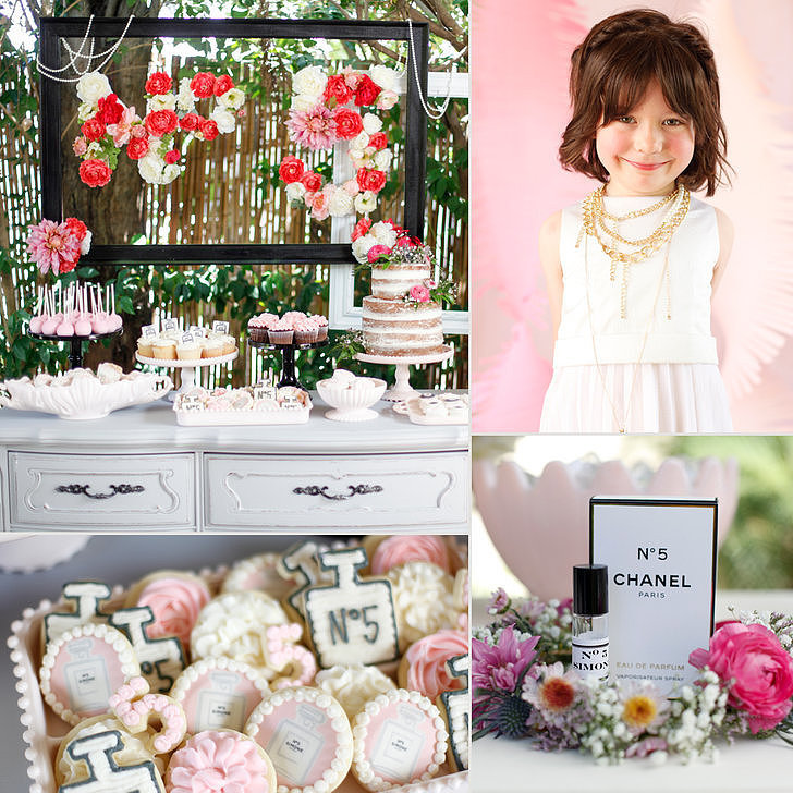 pink chanel themed party