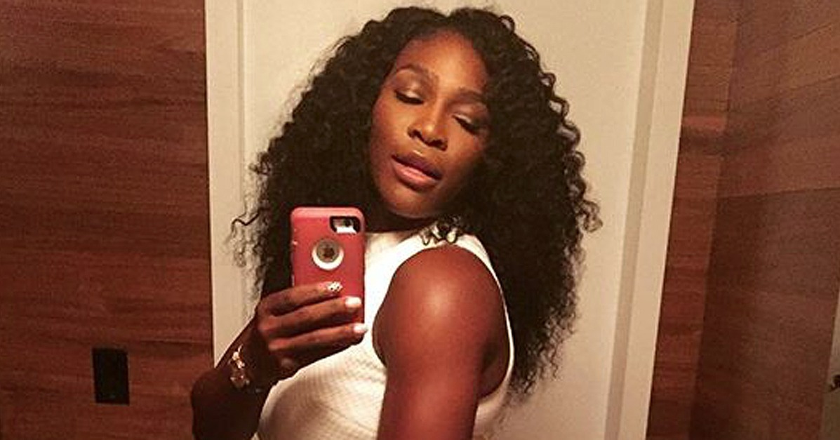 Serena Williams Posts Sexy Instagram Photo August 2015 Popsugar Celebrity