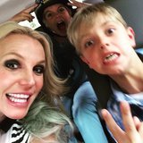 Britney Spears Celebrates Sean Jayden's