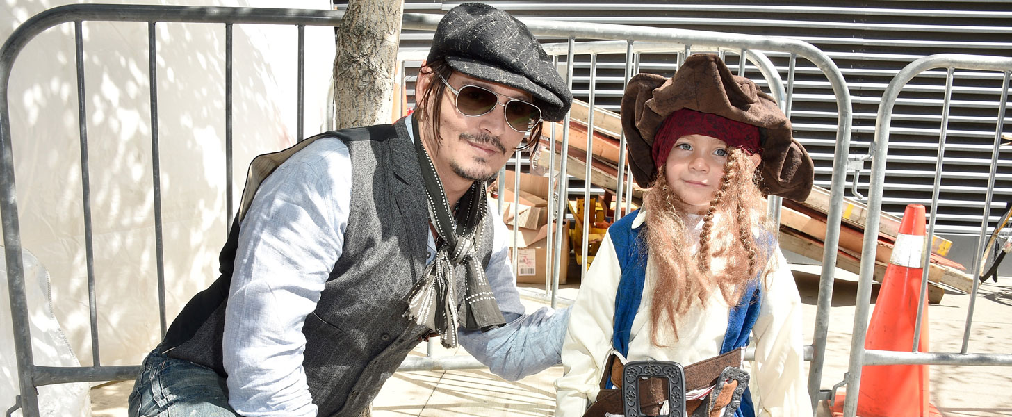 Johnny Depp Meets a Mini Captain Jack Sparrow and It's Beyond Cute