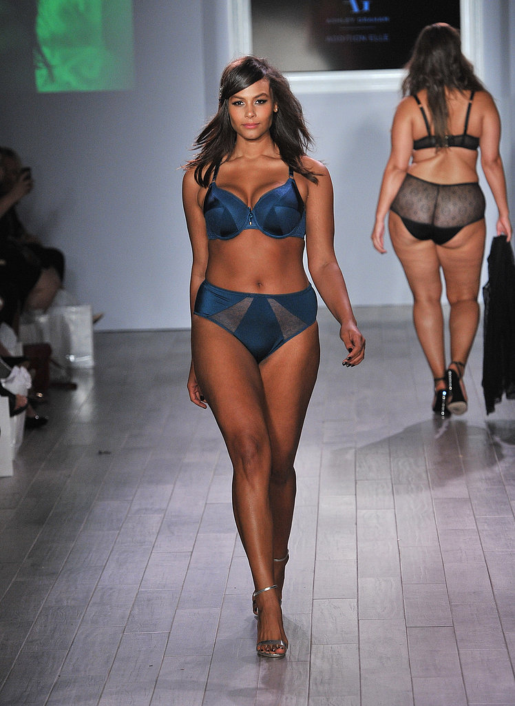 Curves ahead: Ashley Graham debuts lingerie collection at New York Fashion  Week - NZ Herald