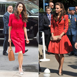 Amal Clooney Is Giving Us Serious Kate Middleton Vibes in Her Coat Dress