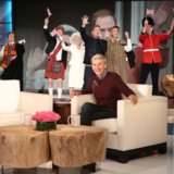 James Corden Sings With Queen Elizabeth II, Sherlock Holmes, and Harry Potter on Ellen