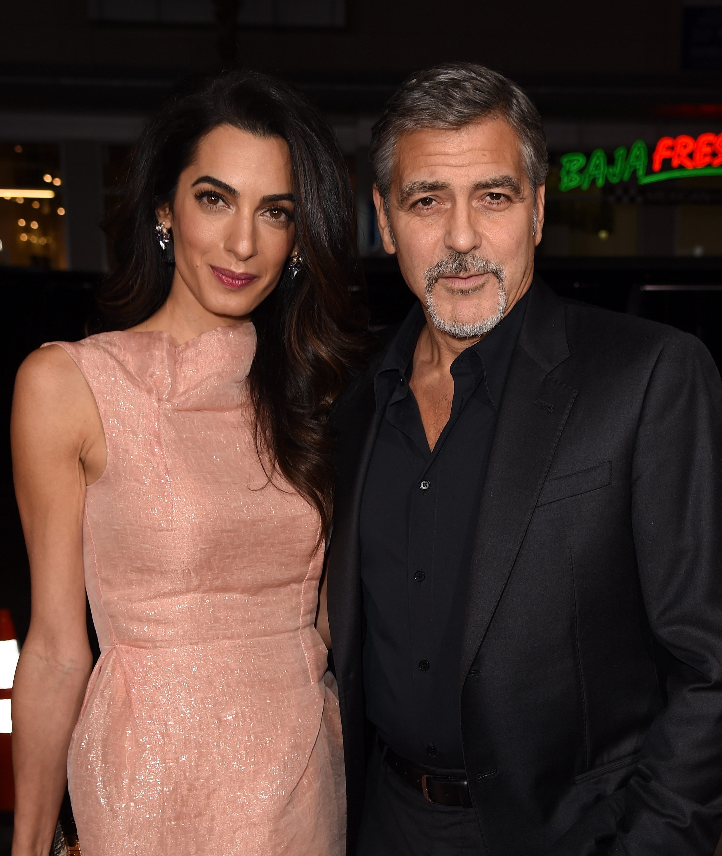 George and Amal Clooney Exude Love on the Red Carpet
