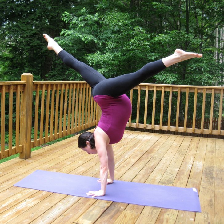 Pregnant Woman Doing Advanced Yoga Poses  Video  POPSUGAR Fitness