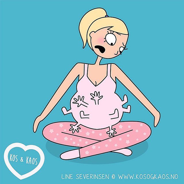 Funny Illustrations Of Pregnancy Struggles Popsugar Moms