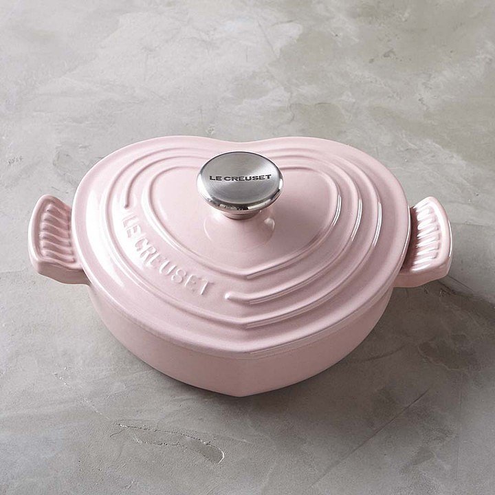 Le Creuset CastIron HeartShaped Dutch Oven, 1 Qt. 35 HeartShaped Kitchen Tools Every Foodie