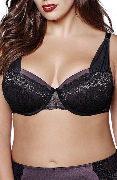 Ashley Graham Underwire Demi Bra Plus Size 70 60 Gorgeous