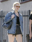 Jennifer Lawrence Shows Sign Sunday
