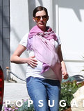 Anne Hathaway Blossoming Baby Bump