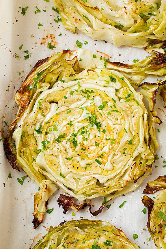 Garlic Roasted Cabbage Wedges | 21 Vegetable Dishes You'll Actually ...