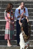 Kate Middleton Picks a Local Designer For Her First Day in India