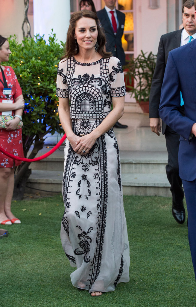 Kate Middleton Wears a Crop Top Fit For a Garden Party in India Kate Middleton Wears a Crop Top Fit For a Garden Party in India