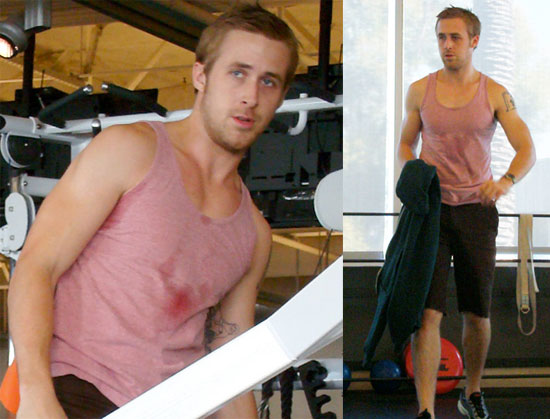 Photos of Ryan Gosling Working Out Photos of Ryan Gosling Working Out