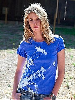 Model Angela Lindvall Creates an Eco-Friendly Tee For Yoox.com Model Angela Lindvall Creates an Eco-Friendly Tee For Yoox.com