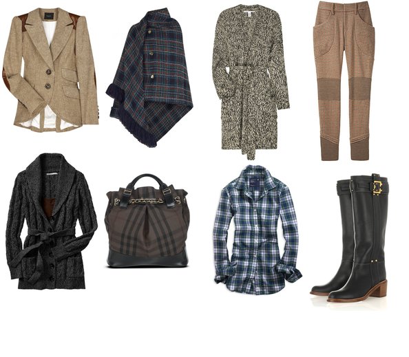 Shopping: Country Weekend Tweeds and Plaids Shopping: Country Weekend Tweeds and Plaids