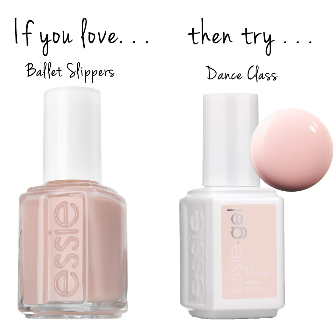 Ballet Slippers = Dance Class Find Your Essie Gel Polish Soulmate POPSUGAR Beauty