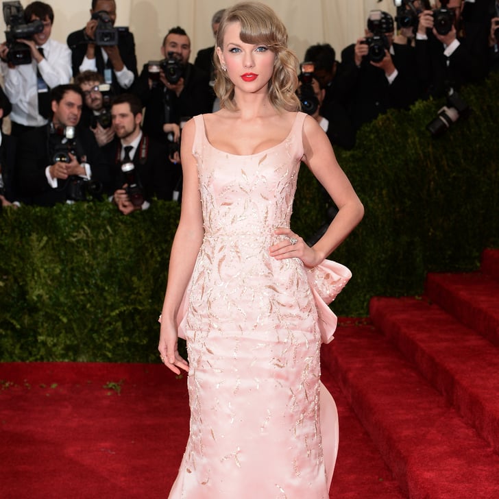 taylor swift in oscar de la renta