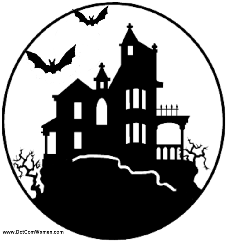 Haunted House Stencil 20 Free Halloween Printables To Get You In The 