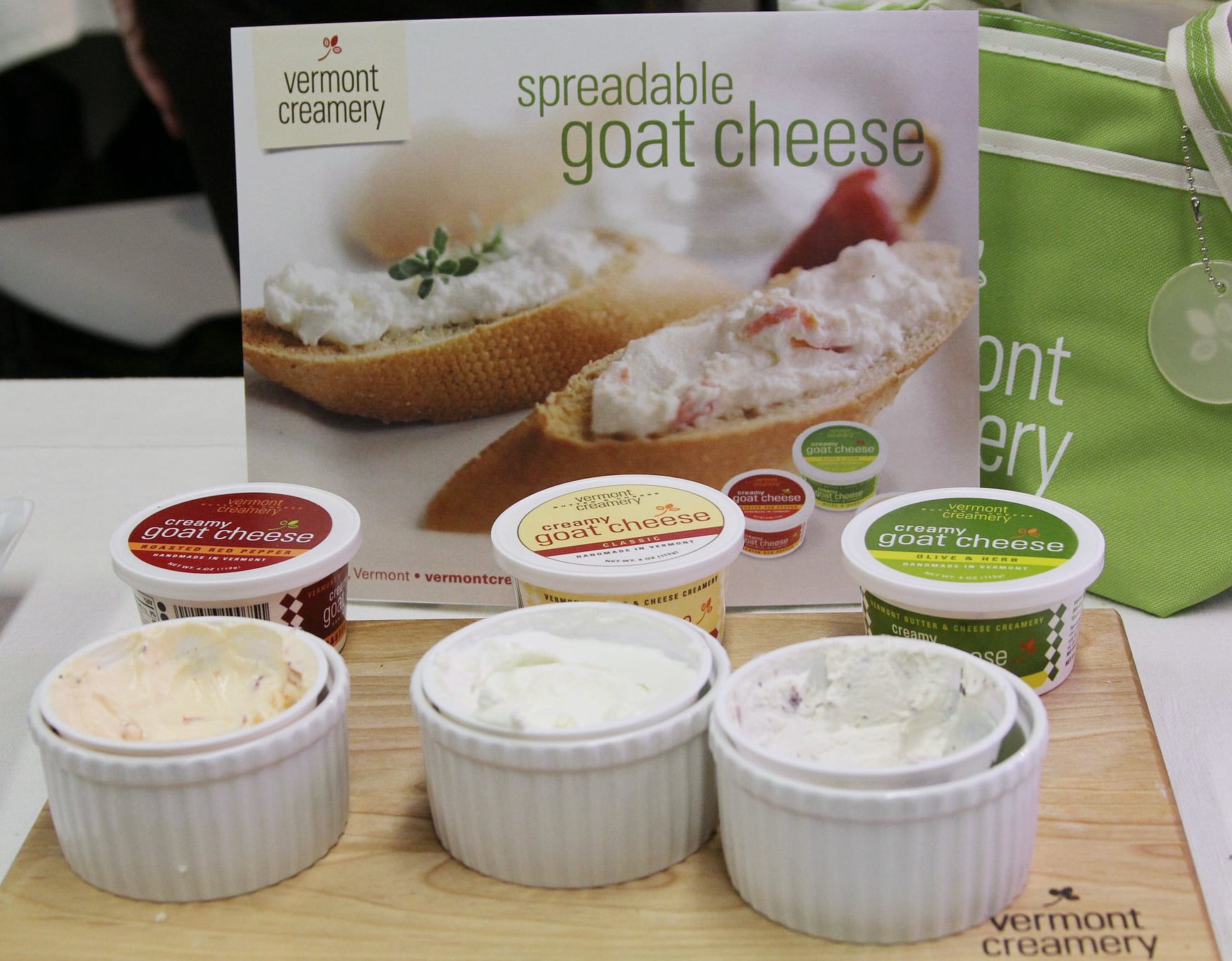 Vermont Creamery's Creamy Goat Cheese Spread 'Em Thick 10 Smears