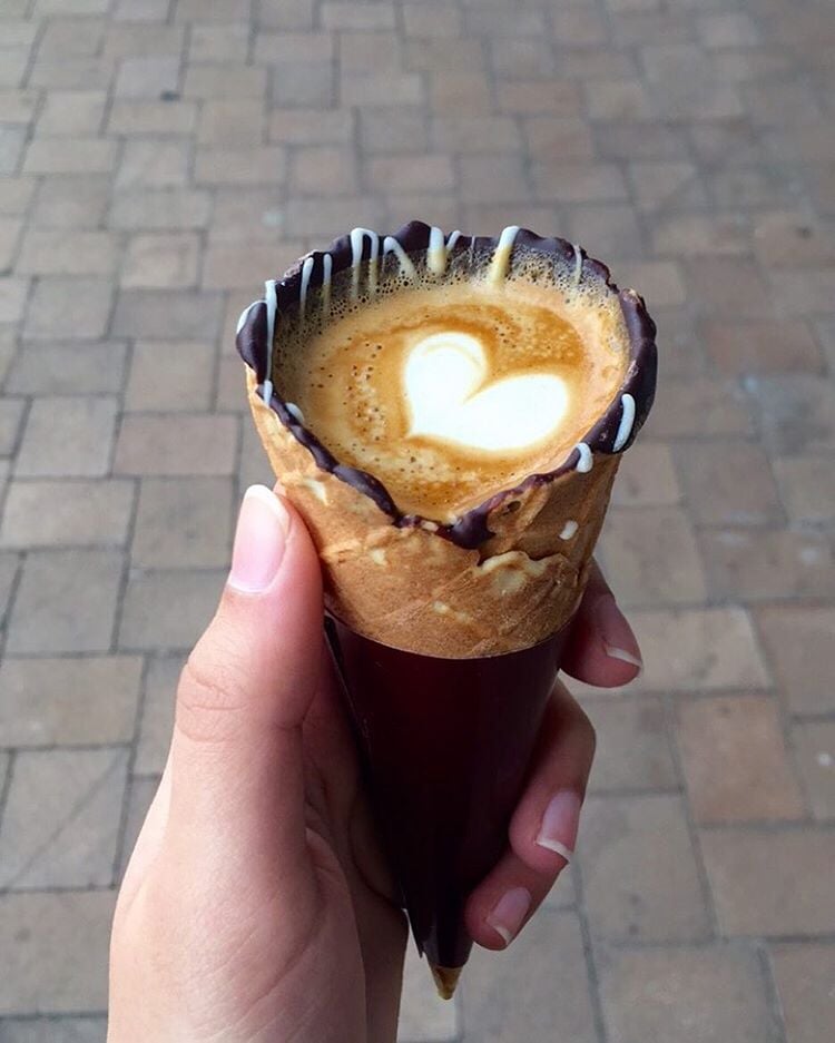 Coffee in a Cone POPSUGAR Food