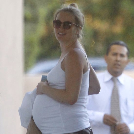 Leighton Meester Baby Bump in LA Pictures