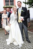 This German Bride's Sheer Wedding Gown Is Royal Approved Thanks to 1 Small Detail