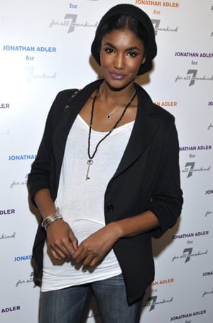 Sessilee Lopez Wears Key Charm Necklace