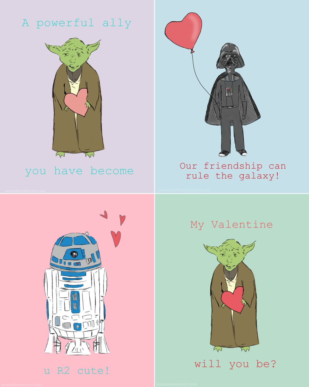 Free Printable Star Wars Valentine Cards