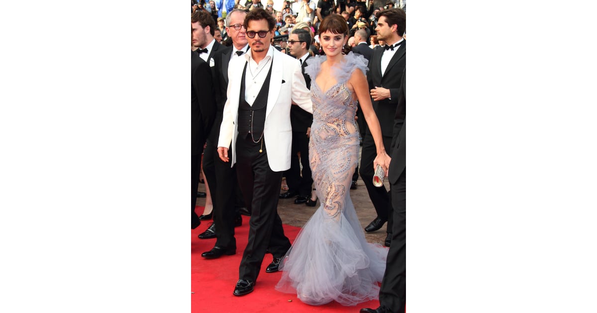 Johnny Depp and Penélope Cruz stepped onto the red carpet for the | The