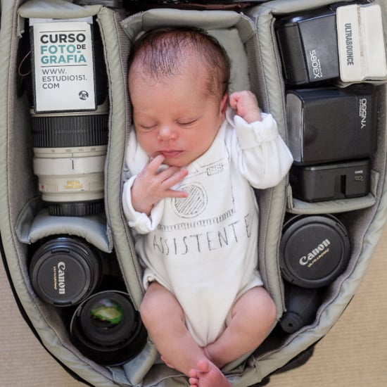 Photographers Take Photos of Their Babies in Camera Bags