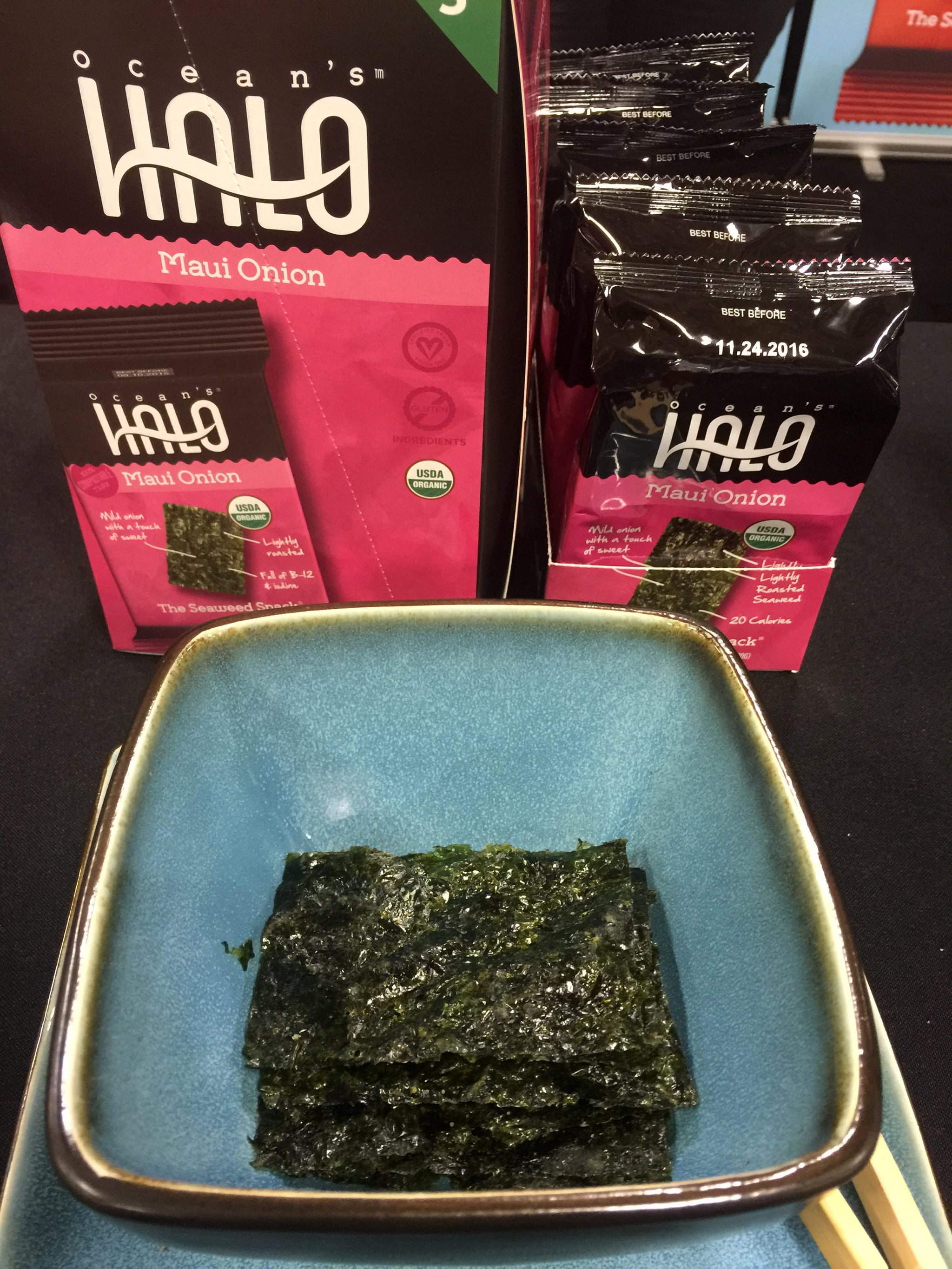 Ocean's Halo Maui Onion Seaweed Snacks 49 New Snacks