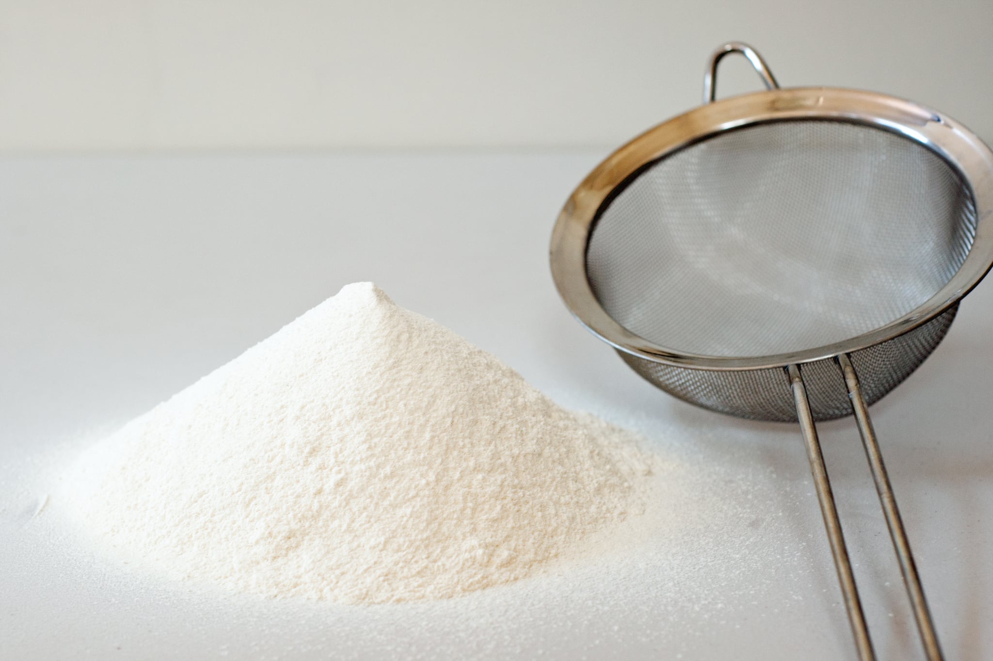 Sift the Dry Ingredients How to Make Fresh Pasta Dough, in Pictures