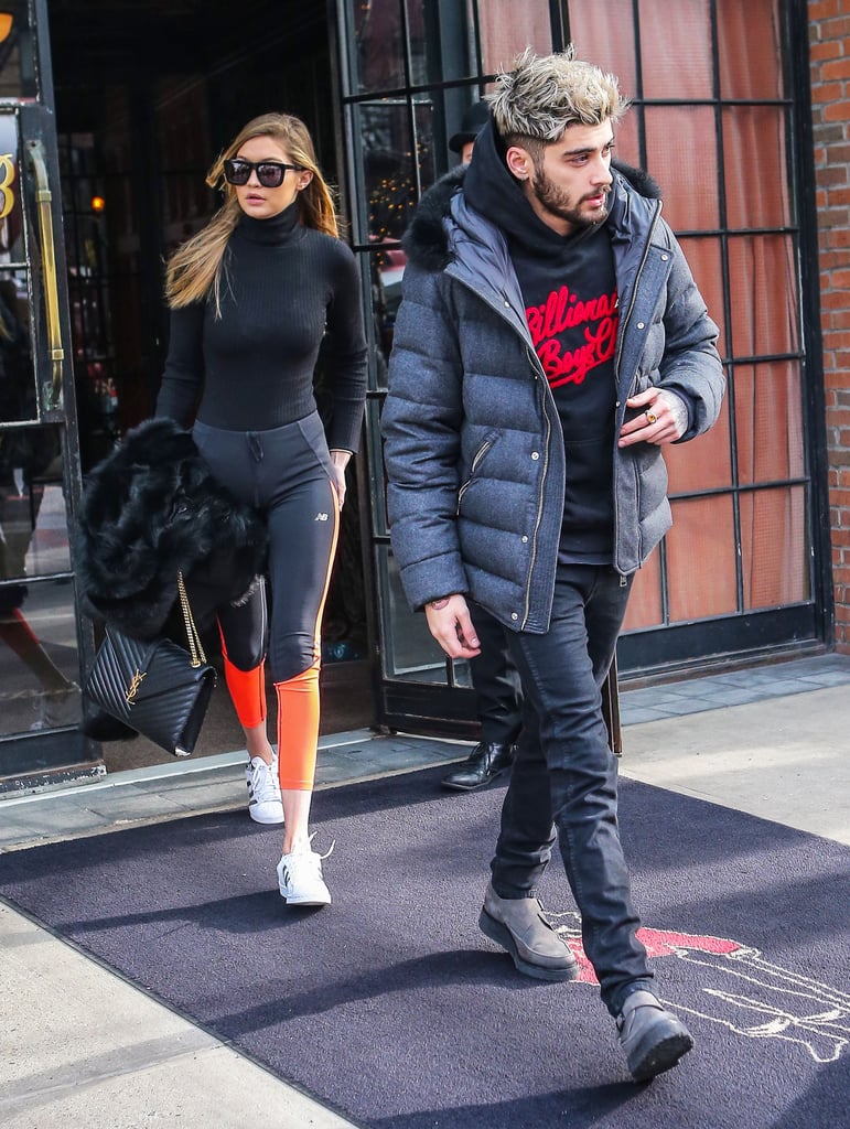 Zayn Malik And Gigi Hadid Out In Nyc January 2016 Popsugar Celebrity 