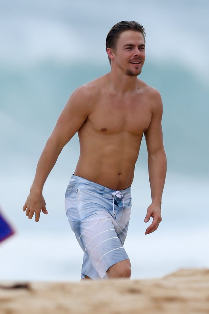 Derek Hough Shirtless in Hawaii December 2015 POPSUGAR Celebrity