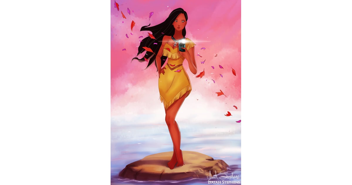Pocahontas Even Disney Princesses Take Selfies