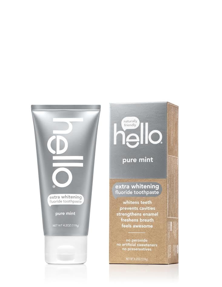 Hello Extra Whitening Fluoride Toothpaste Spring Beauty With