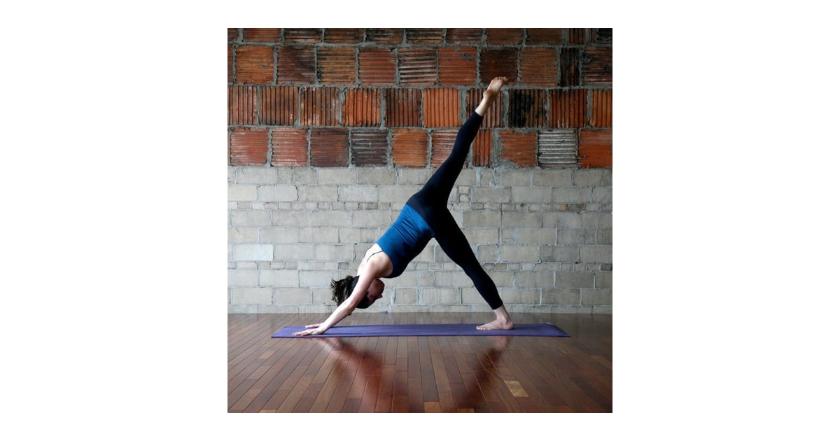 Three-Legged Dog Yoga Pose | POPSUGAR Fitness