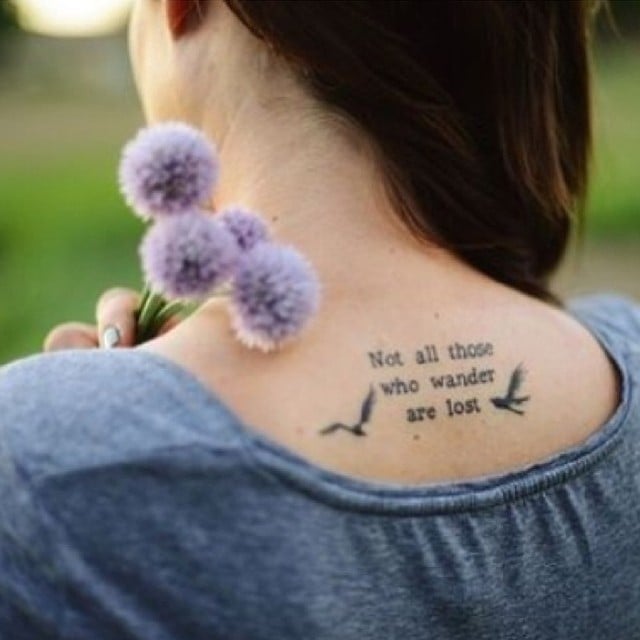 Literary Quote Tattoos Popsugar Australia Love And Sex