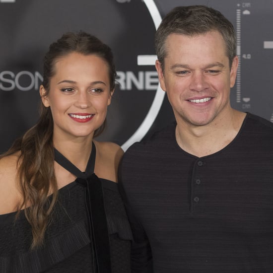 Alicia Vikander and Matt Damon at Jason Bourne Photocall