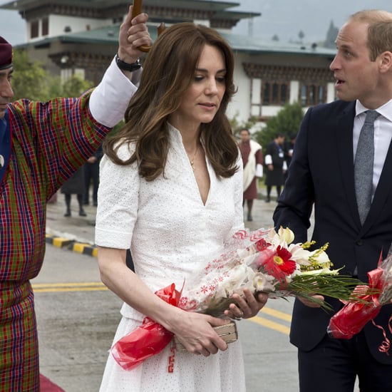 Kate Middleton Alexander McQueen Suit Bhutan 2016