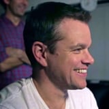 Matt Damon Barely Contain Glee