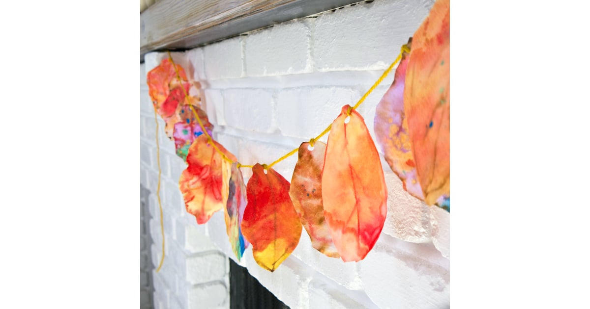 Coffee Filter Fall Leaves Art Project For Kids POPSUGAR Moms
