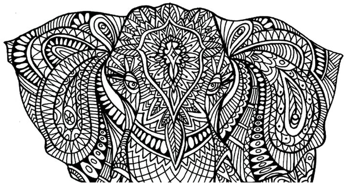 Free Coloring Pages For Adults POPSUGAR Smart Living